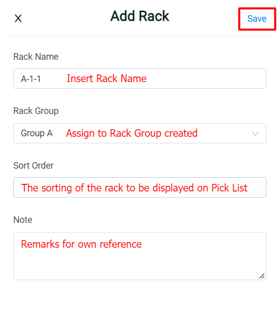 How To Manage Rack Group And Rack – SiteGiant Support Centre