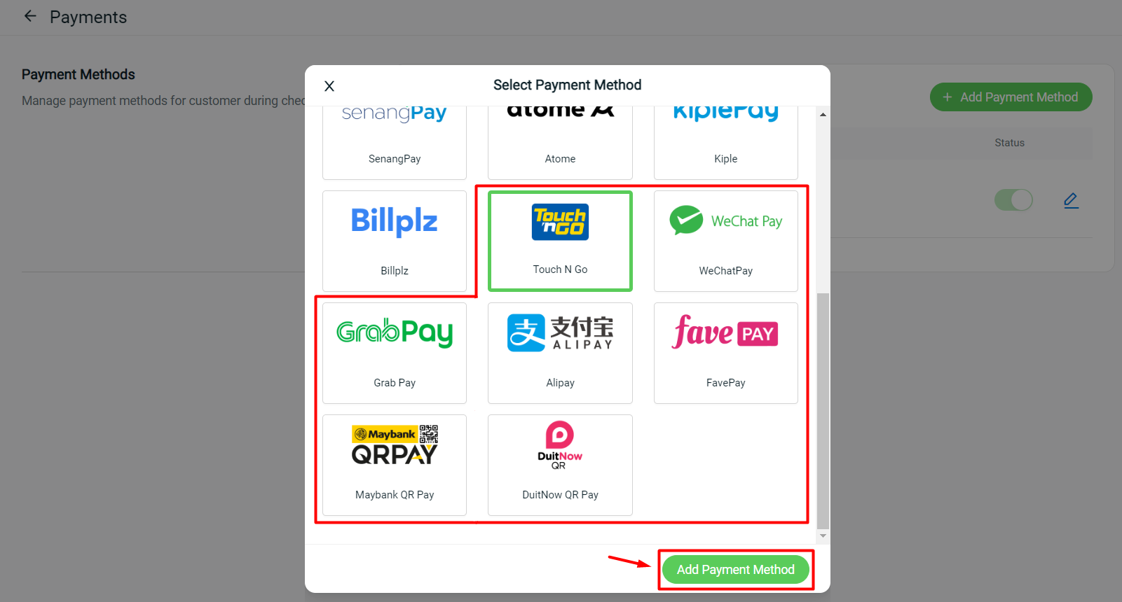 How To Set Up EWallet Payment Method SiteGiant Support Centre