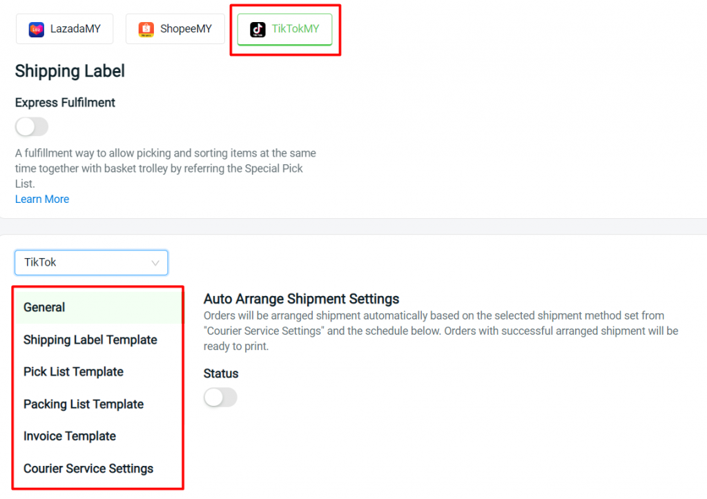 How To Print TikTok Shipping Label SiteGiant Support Centre